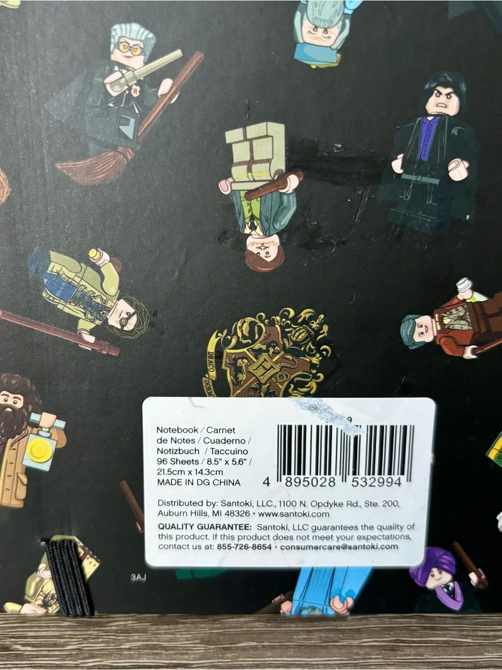 LEGO Harry Potter Hardcover Lined Notebook NEW 96 Sheets